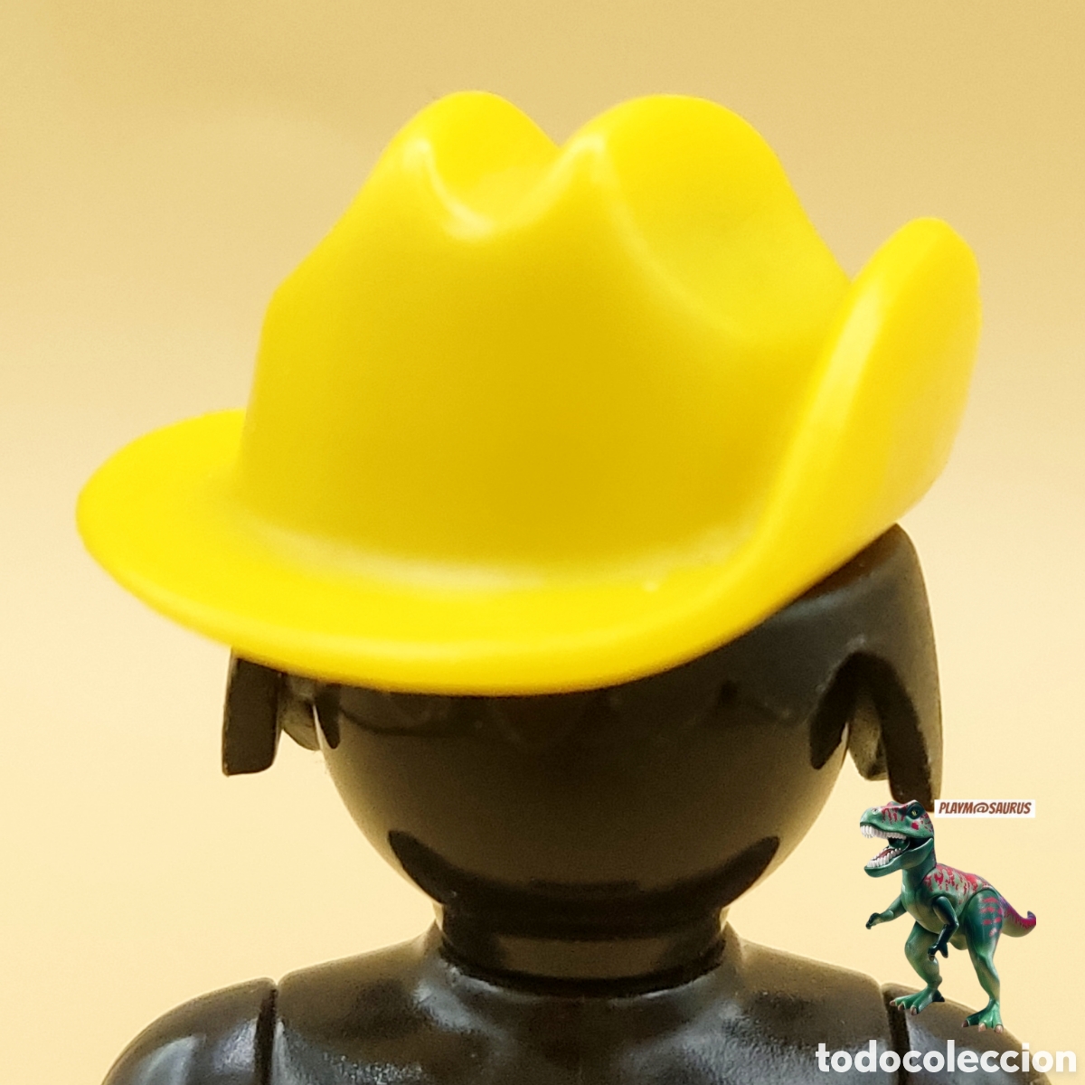 Playmobil: Playmobil antiguo sombrero amarillo explorador safari cazador africa ala doblada 3189 3413 3414 3433