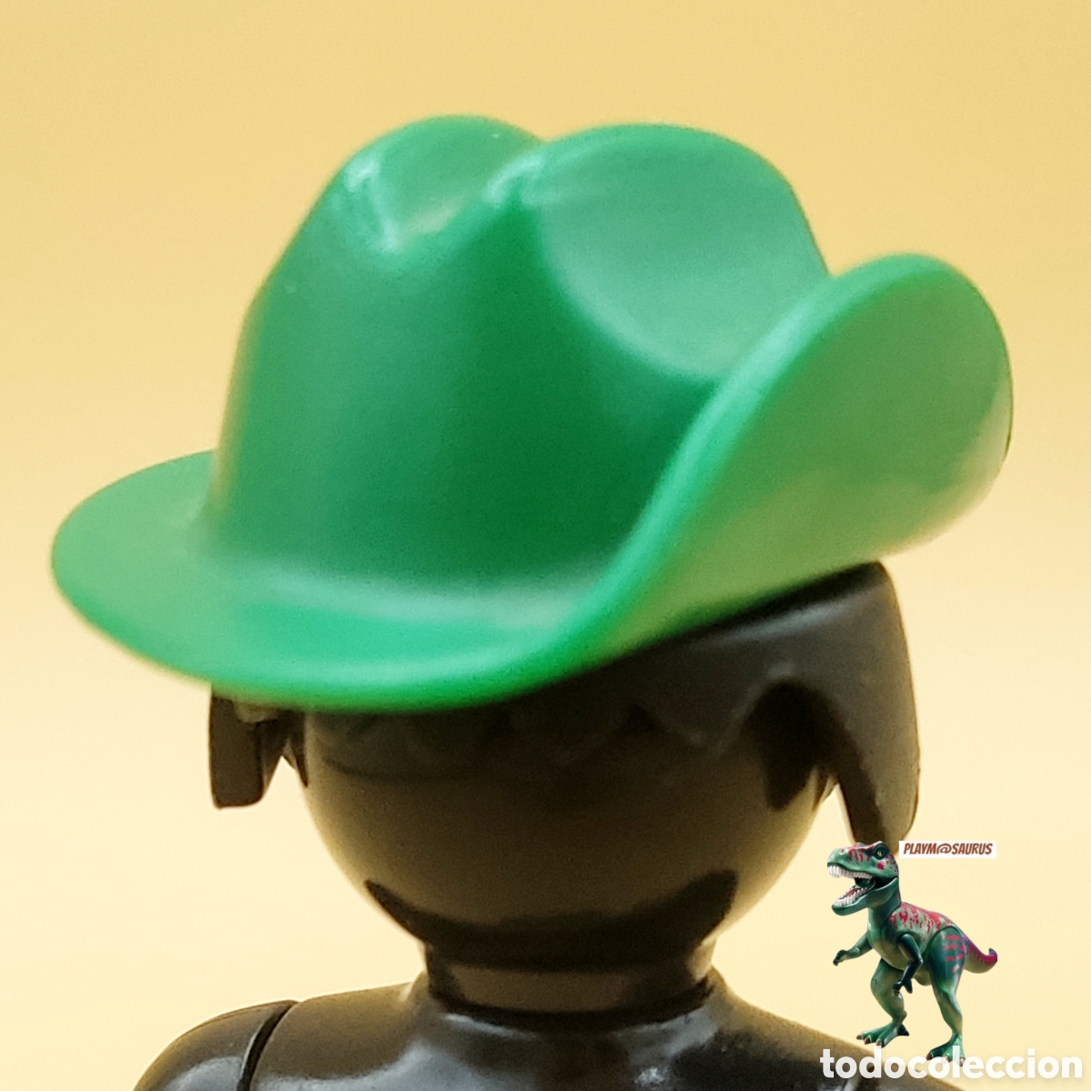 Playmobil: Playmobil antiguo sombrero verde explorador safari cazador africa ala doblada 3433 3528