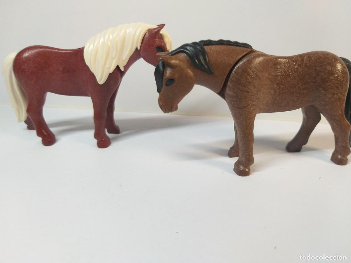 Playmobil: PLAYMOBIL - PAREJA PEQUE&Ntilde;OS CABALLOS - CITY, OESTE, ROMANO ETC..