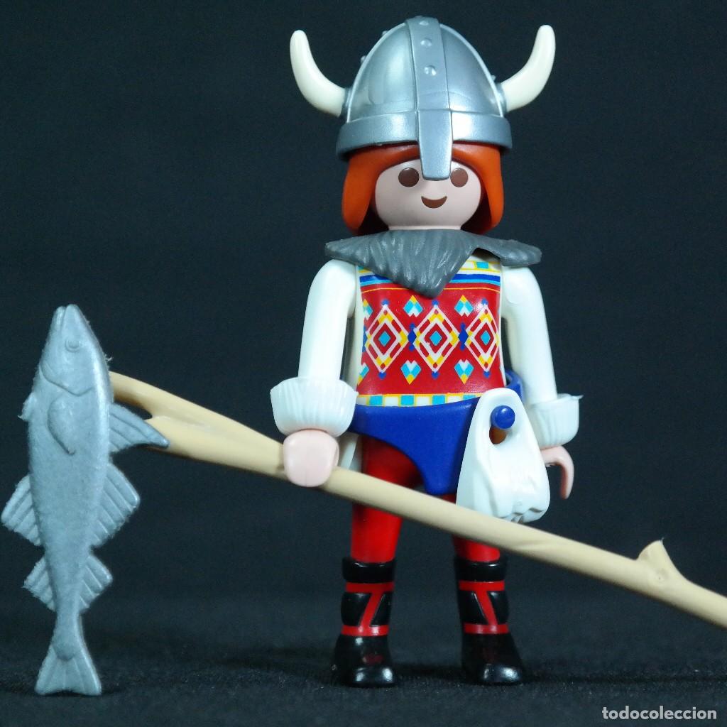 Playmobil: Playmobil vikinga con pez ☼