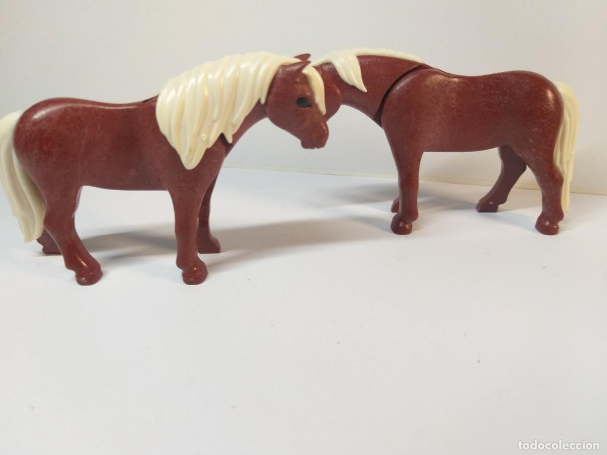 Playmobil: PLAYMOBIL - PAREJA PEQUE&Ntilde;OS CABALLOS - CITY, OESTE, ROMANO ETC..