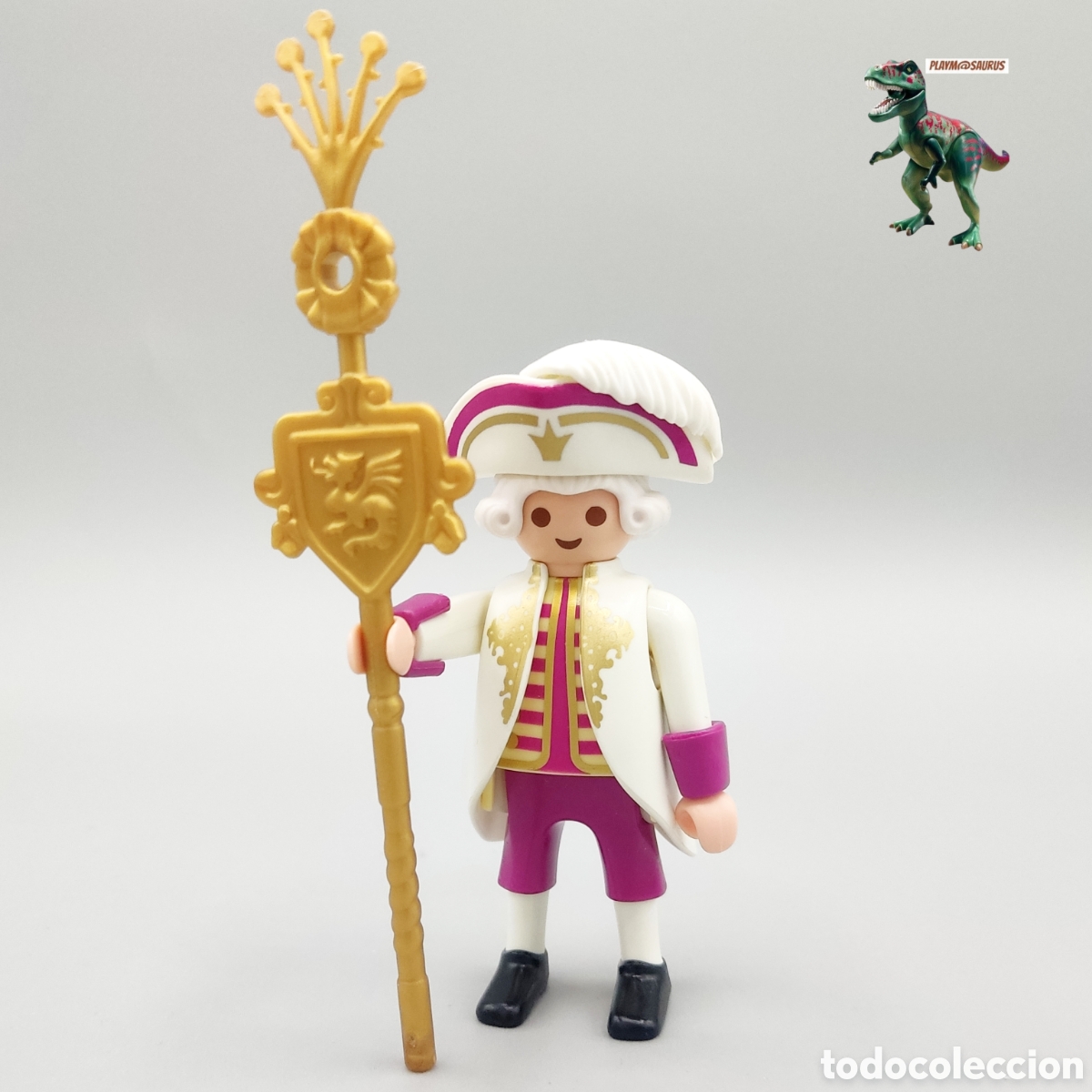 Playmobil: Playmobil figura mayordomo guardia real paje vestido de gala palacio mansion carroza principe rey