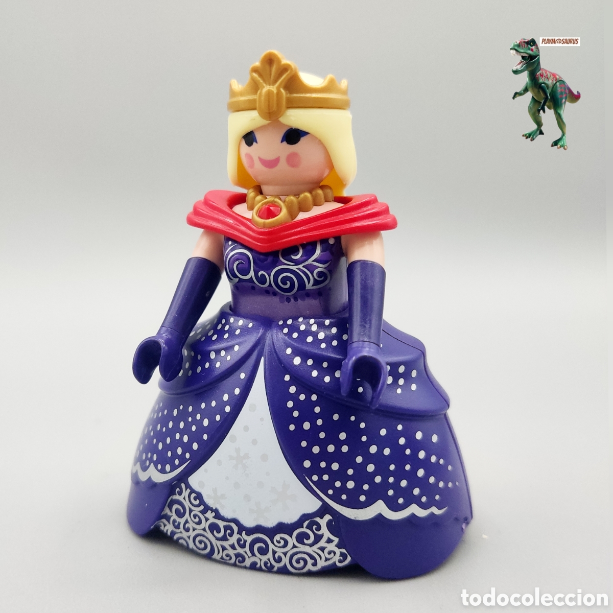 Playmobil: Playmobil figura mujer dama princesa reina palacio real mansion vestido largo nobre aristocrata