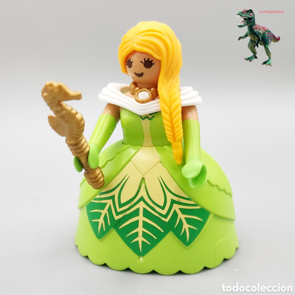 Playmobil: Playmobil figura mujer dama princesa reina palacio real mansion vestido largo nobre aristocrata
