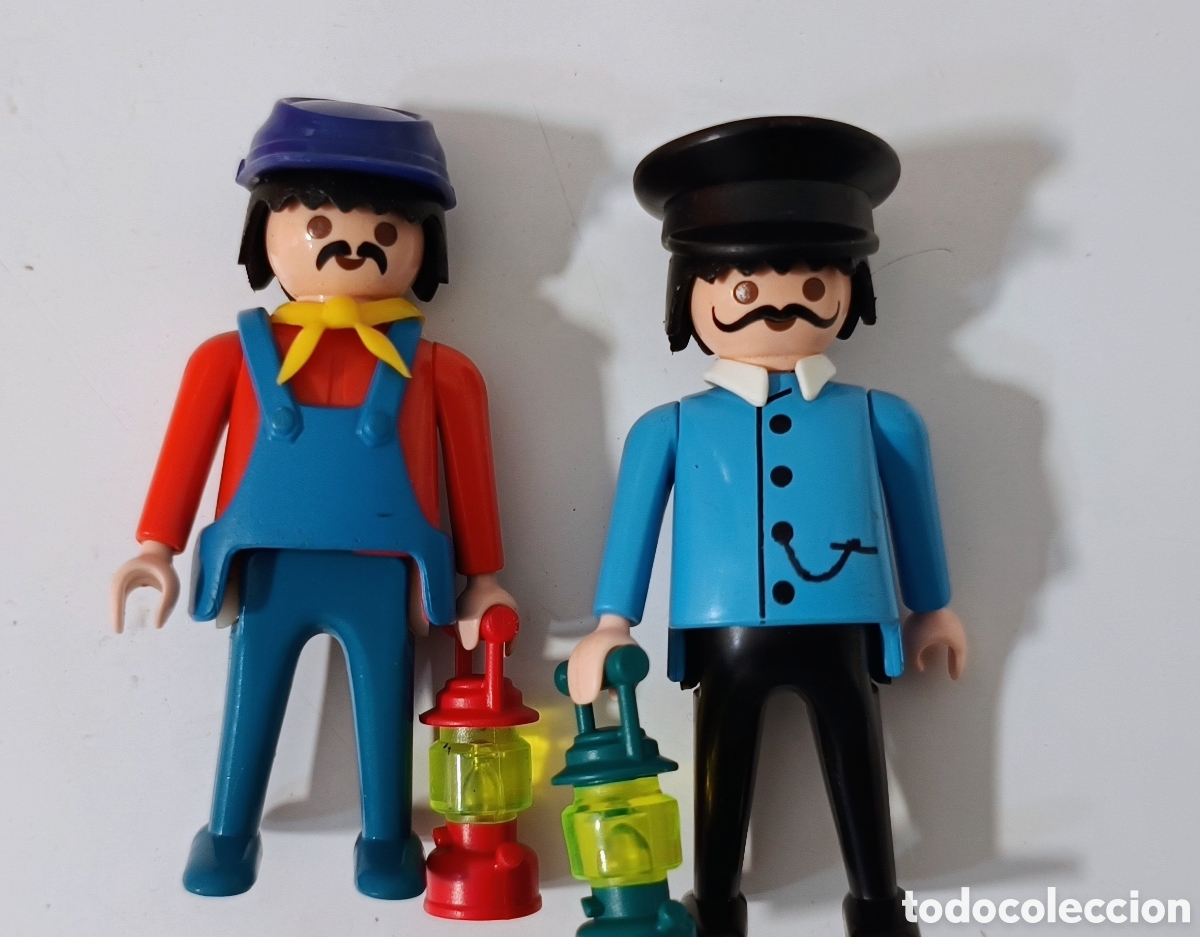 Playmobil: Playmobil Ferroviarios Revisor y Maquinista