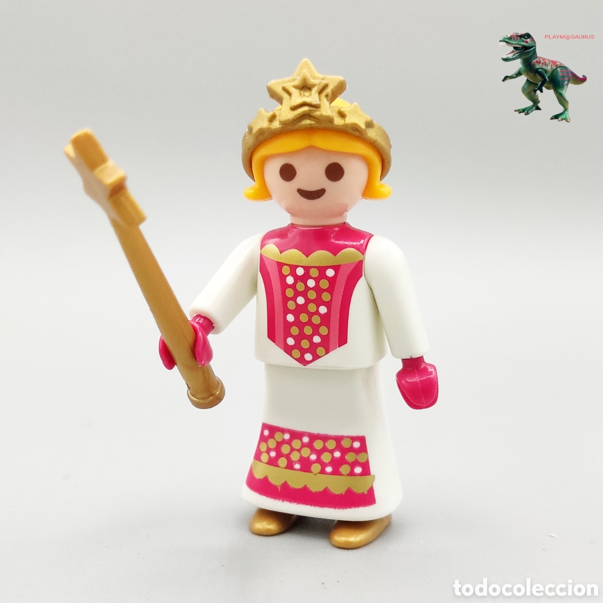 Playmobil: Playmobil figura ni&ntilde;a hada madrina angel portal de belen angelito navidad varita magica