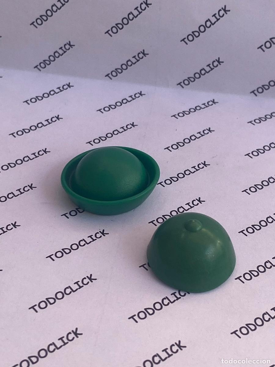 Playmobil: Playmobil gorros verdes (pedido m&iacute;nimo 5&euro;)