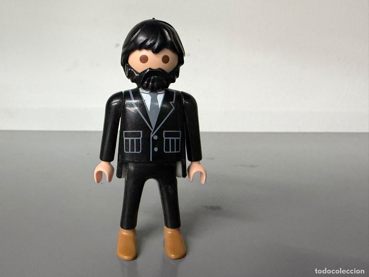 Playmobil: PLAYMOBIL FIGURA HOMBRE CIUDAD TRAJE ELEGANTE CEREMONIA VICTORIANO CORBATA BODA -H10