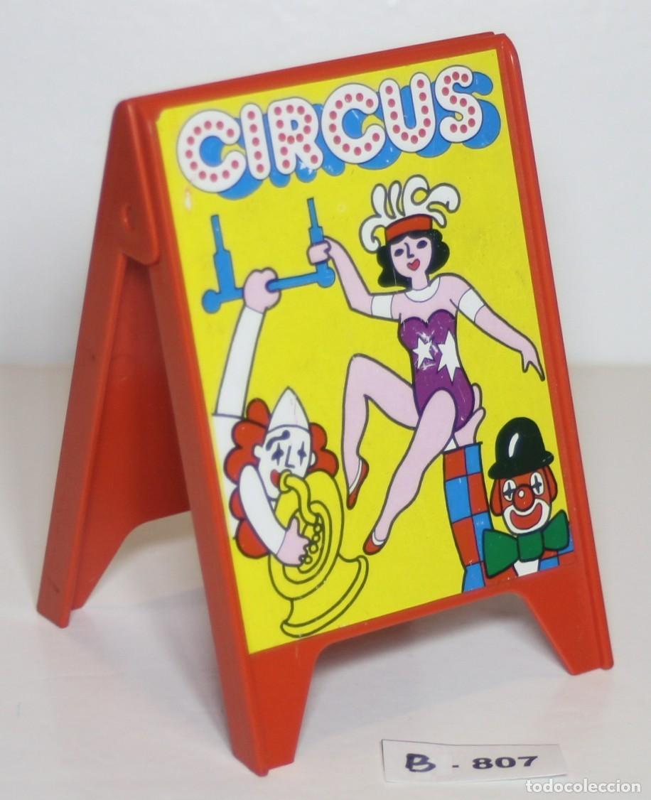 Playmobil: PLAYMOBIL CARTEL&Oacute;N CIRCO 3553 CIRCUS (B-807)