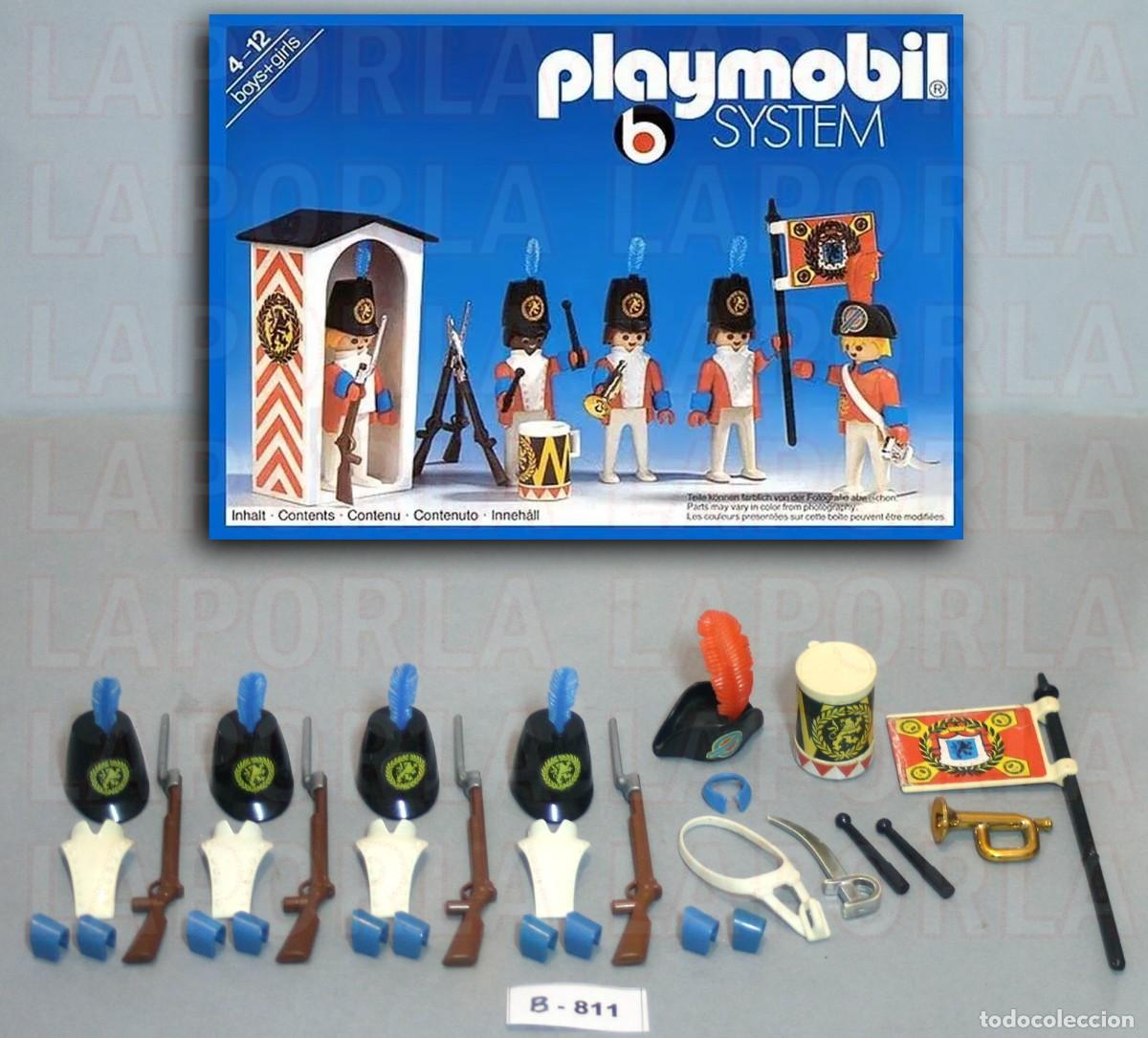 Playmobil: PLAYMOBIL LOTE COMPLETO ACCESORIOS GUARDIA REAL REF 3544 -SIN FIGURAS NI GARITA- (B-811)