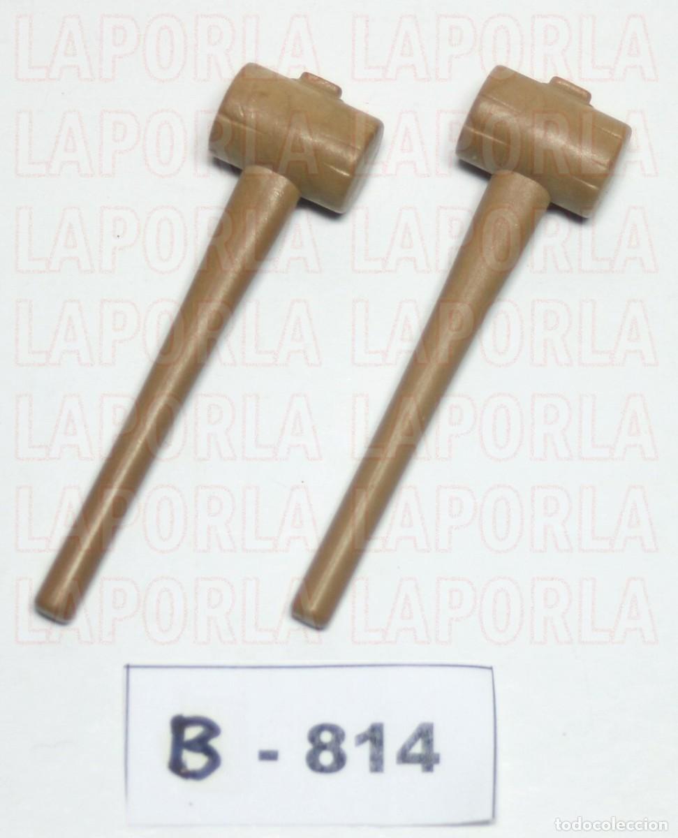 Playmobil: PLAYMOBIL 2 MARTILLOS MAZAS - MEDIEVAL CATAPULTA 3627 3653 6464 (B-814)