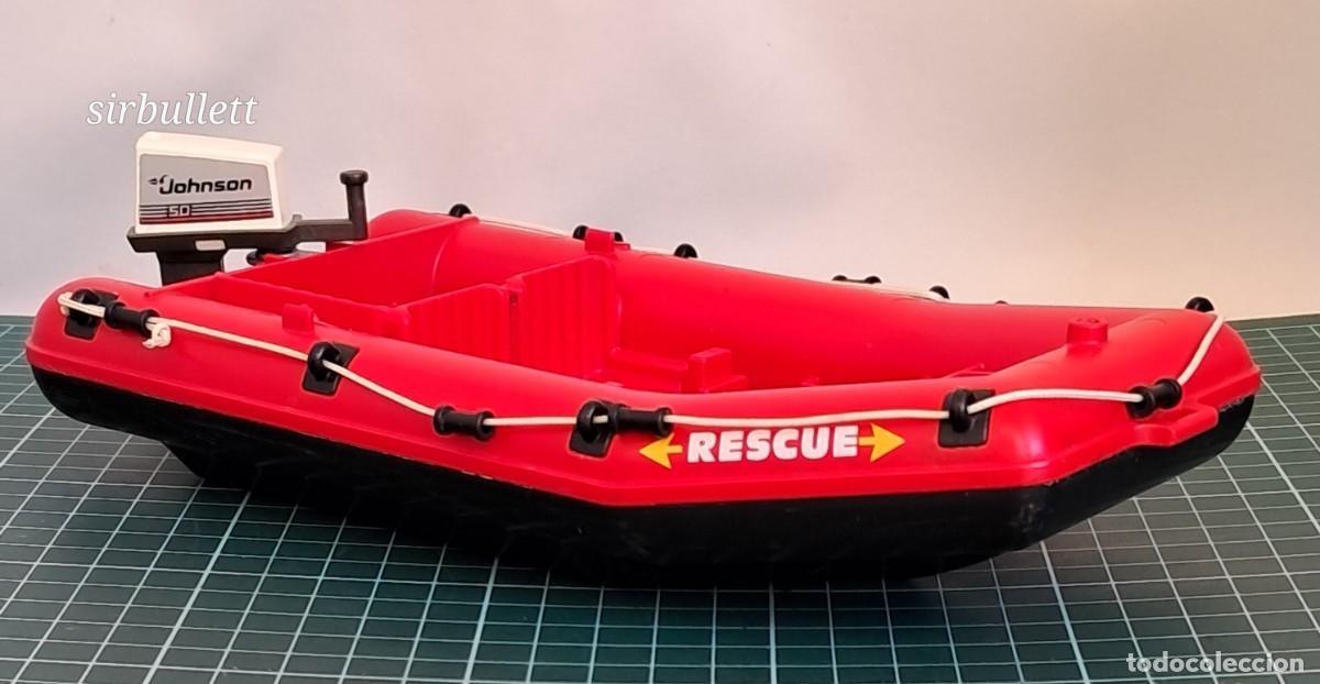 Playmobil: Lancha fueraborda de rescate. Playmobil 4428. Despiece repuestos