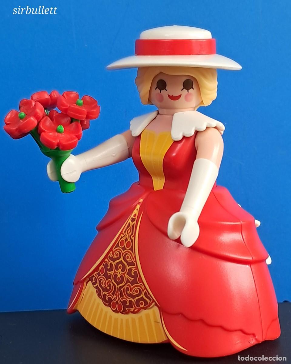 Playmobil: Figura mujer dama de la &oacute;pera. Serie 16. Playmobil.