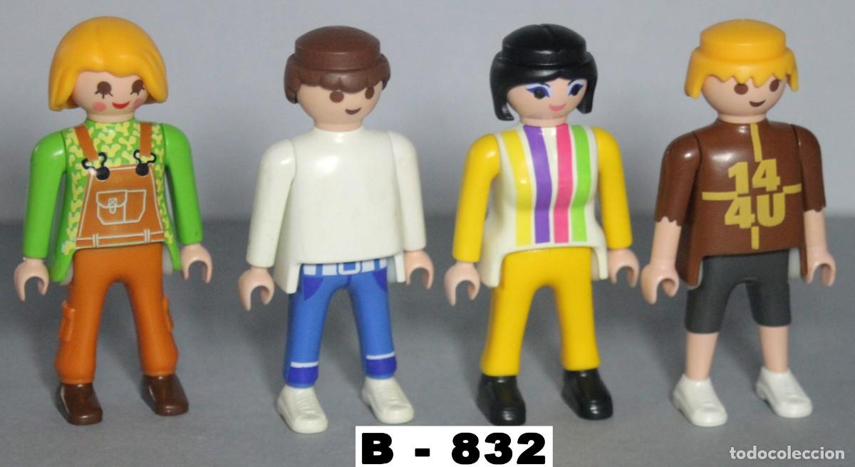 Playmobil: PLAYMOBIL 4 FIGURAS CITY LIFE (B-832)