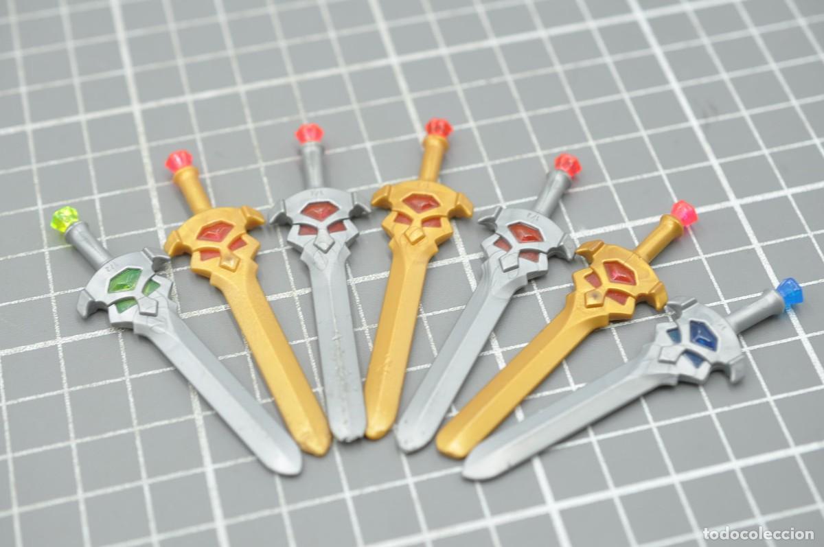 Playmobil: wsk104 Playmobil, 7 espadas con defectos