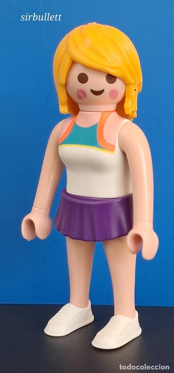 Playmobil: Figura mujer deportista. Playmobil. Falda tenista