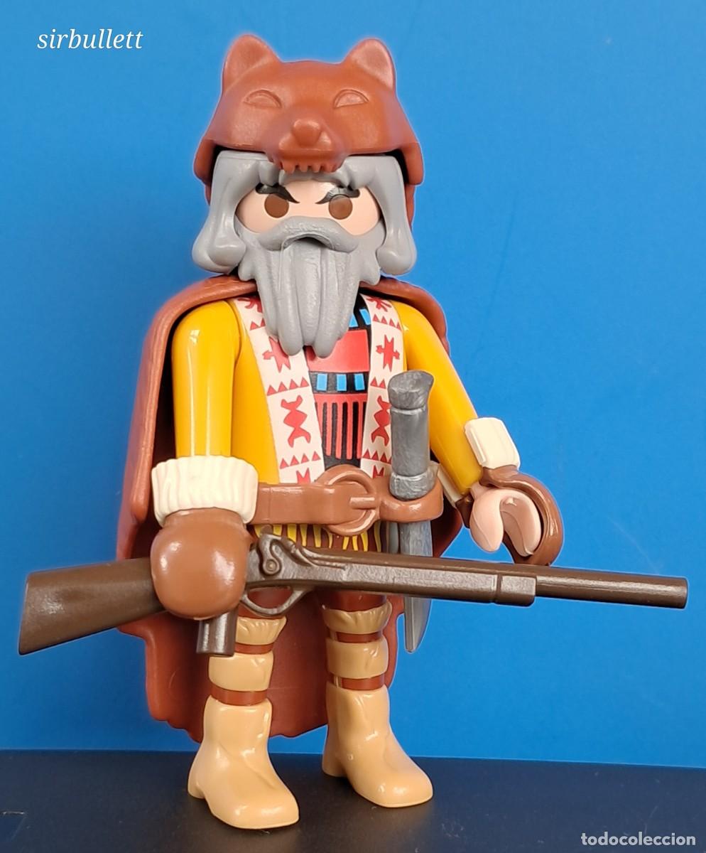 Playmobil: Figura Trampero Serie 16. Oeste. Playmobil
