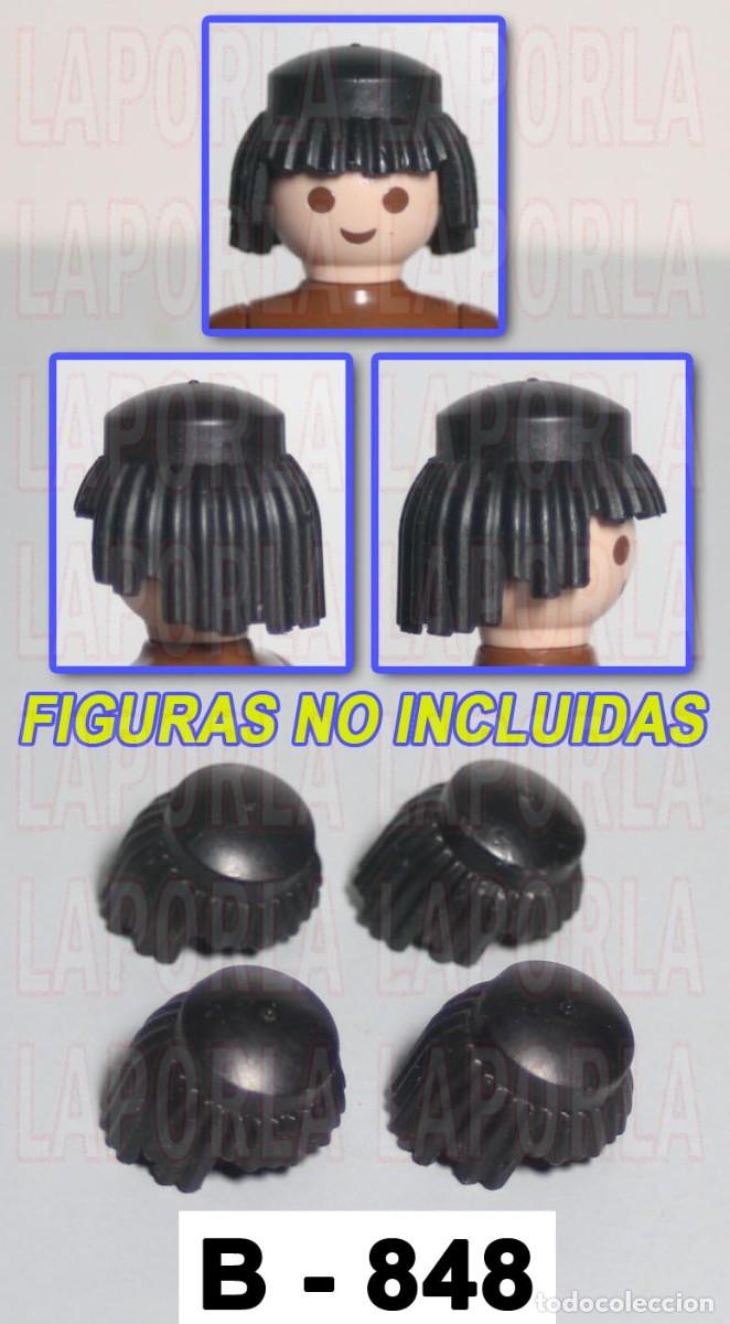 Playmobil: PLAYMOBIL 4 PELUCAS AFRICANOS INDIOS (B-848)
