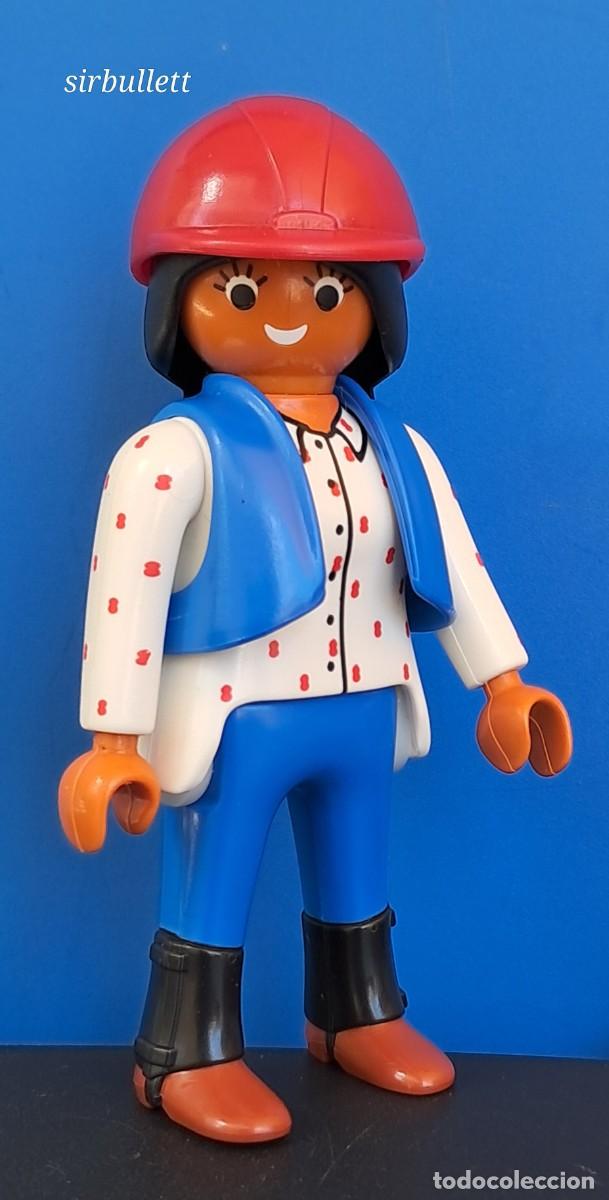 Playmobil: Figura mujer jinete. Playmobil.