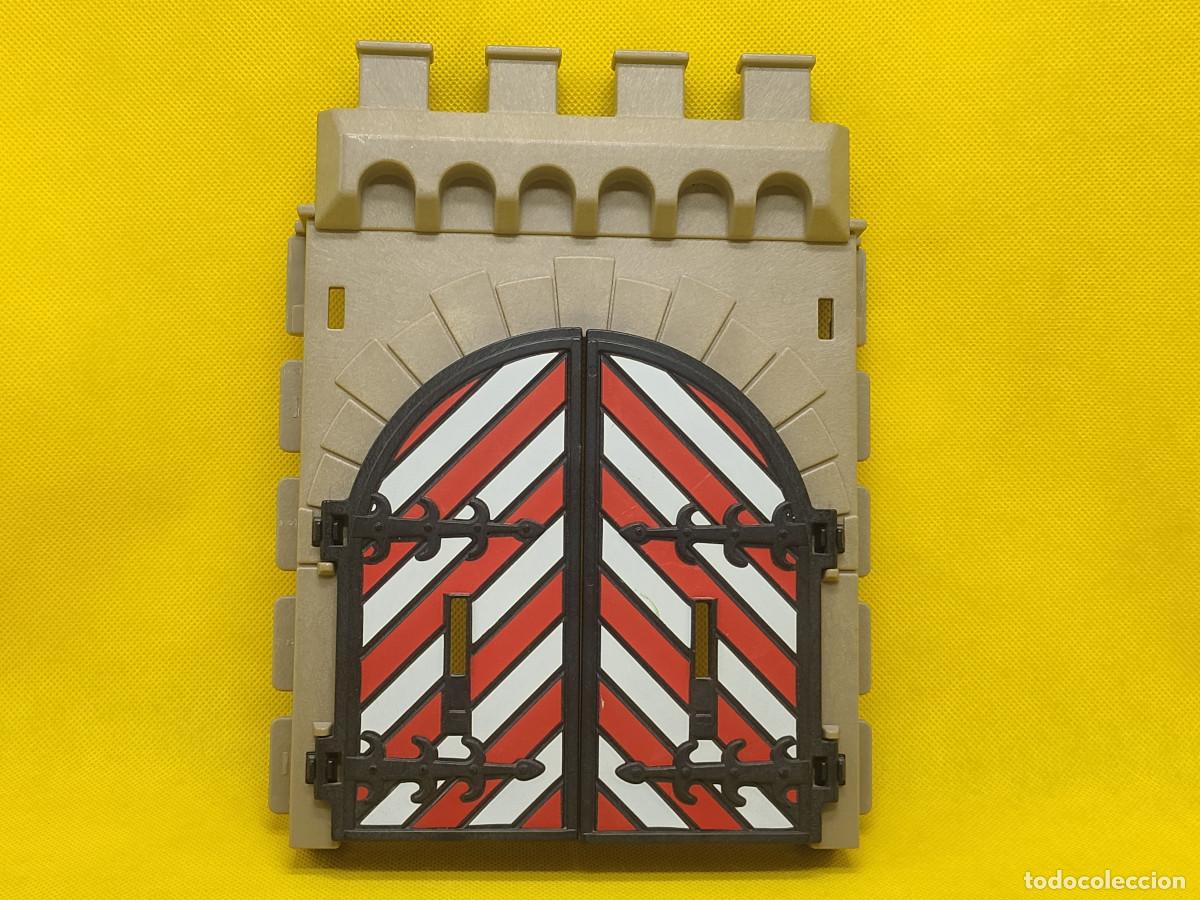 Playmobil: Playmobil Puerta de castillo conexi&oacute;n steck, portones, pieza