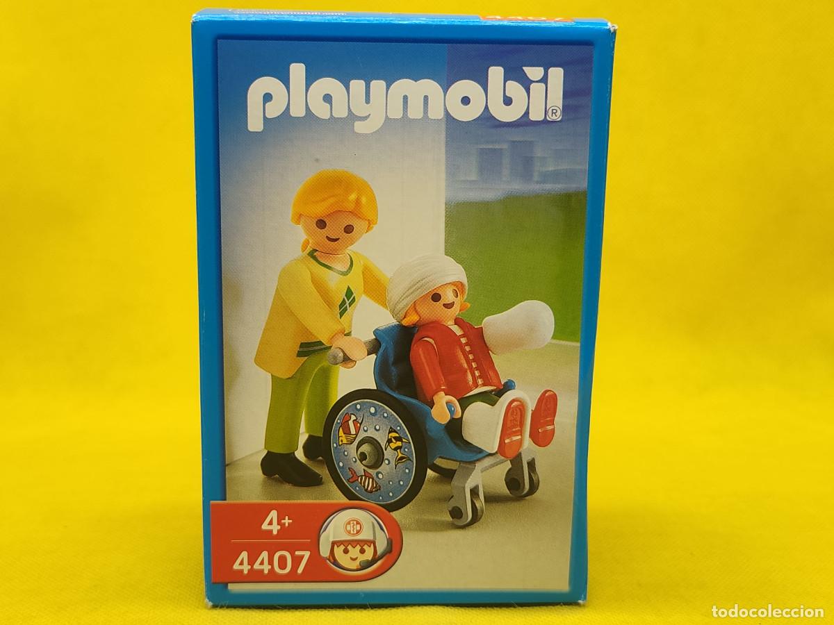 Playmobil: Playmobil Ni&ntilde;a con silla de ruedas REF 4407