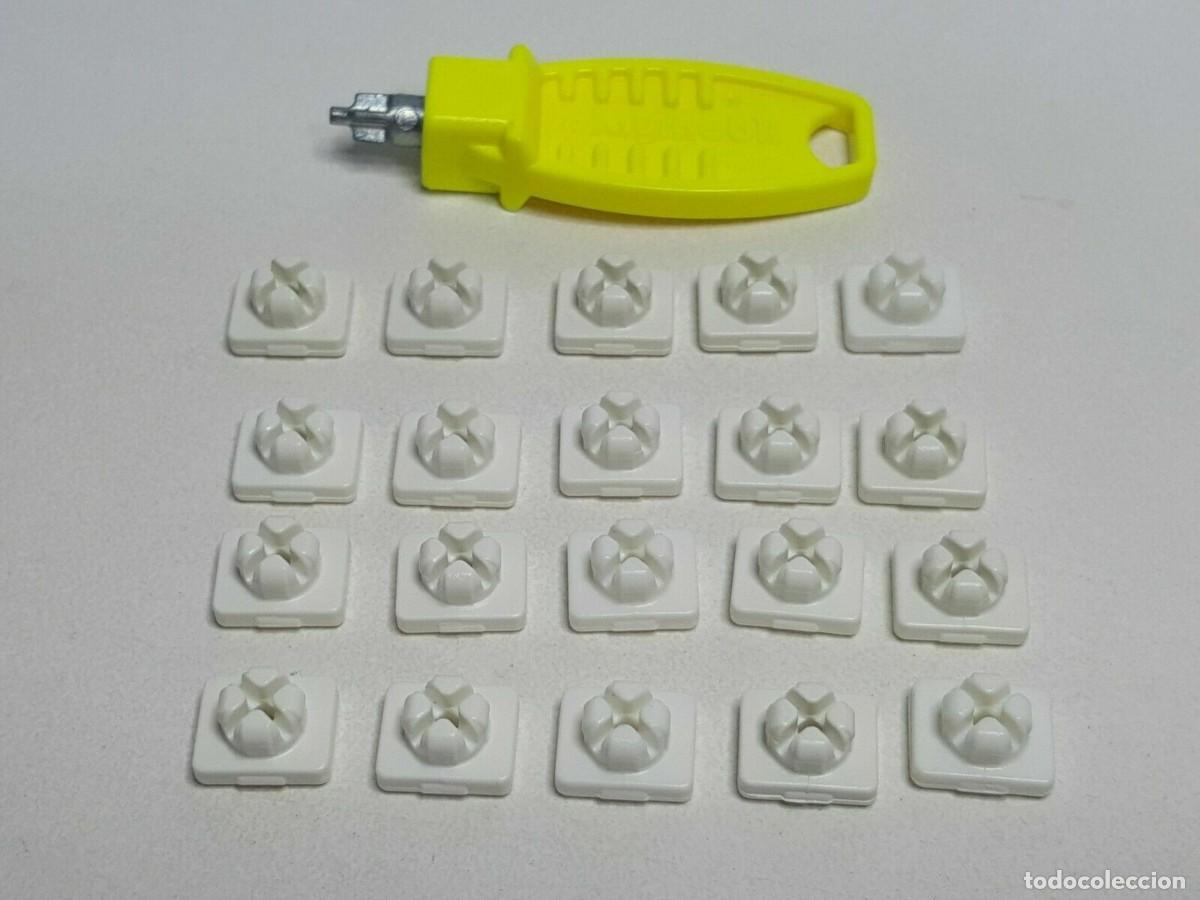 Playmobil: Playmobil Lote 20x Pieza Blanca Union Edificio System-X Llave Conector Blanco