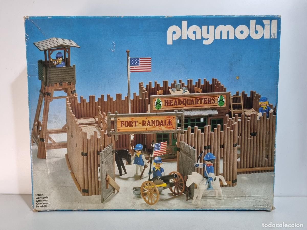 Playmobil: Playmobil 3419 Caja Antiguo Fuerte Fort Randall Western Oeste Fortaleza Nordista