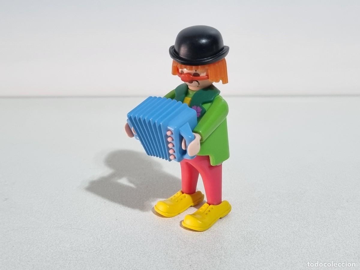 Playmobil: Playmobil 3319 Antiguo Payaso Verde Circo Circus Romani Musico Acordeon