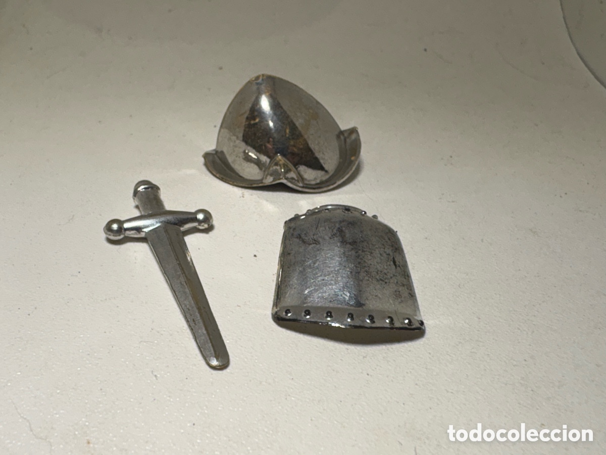 Playmobil: Conjunto medieval cromado antiguo playmobil