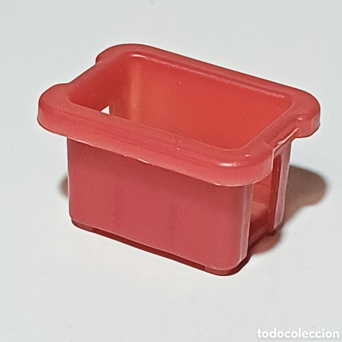 Playmobil: Pieza playmobil caja de botellas vacia roja magenta vintage geobra 1974