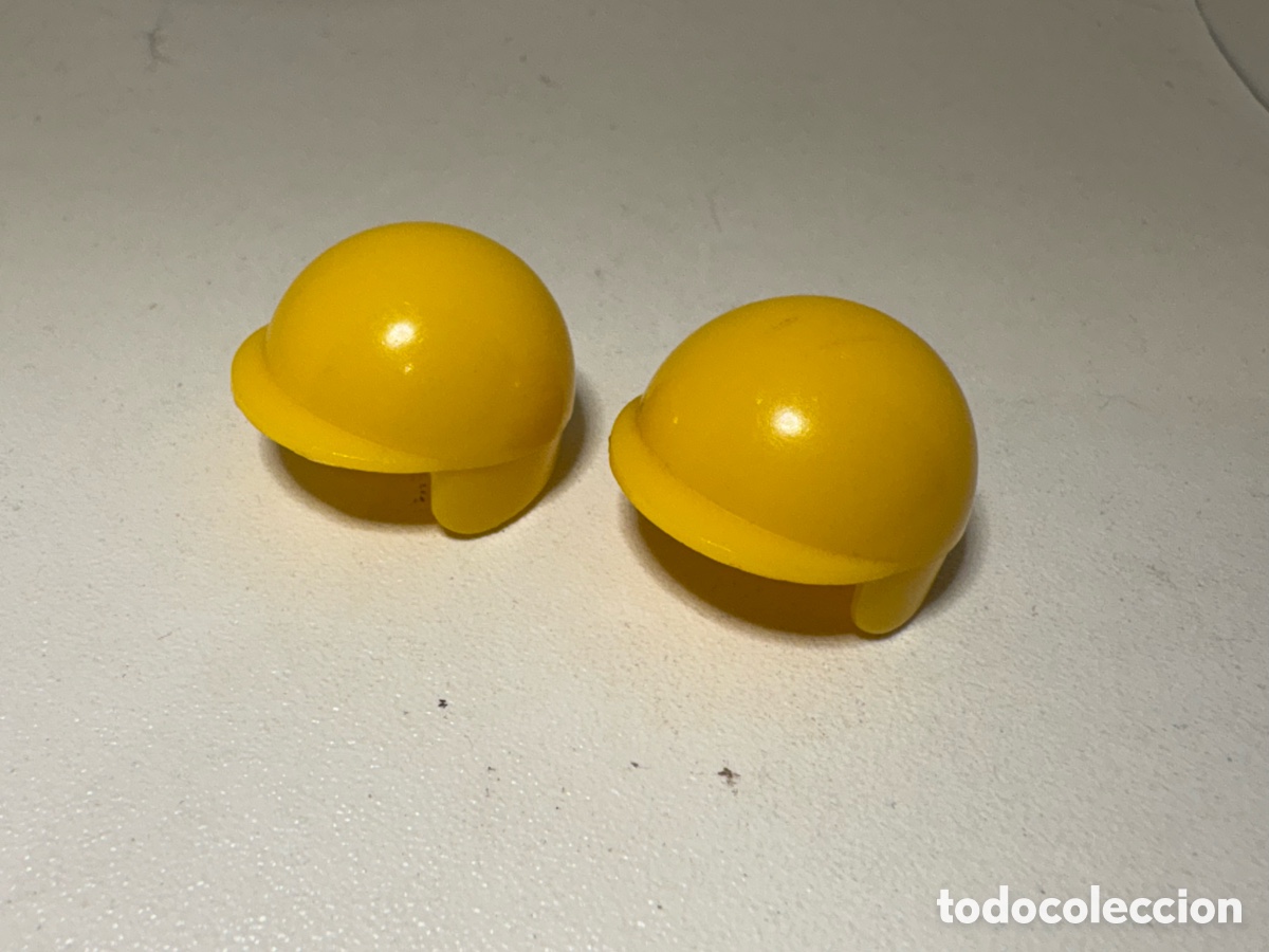 Playmobil: 2 cascos coche rally playmobil