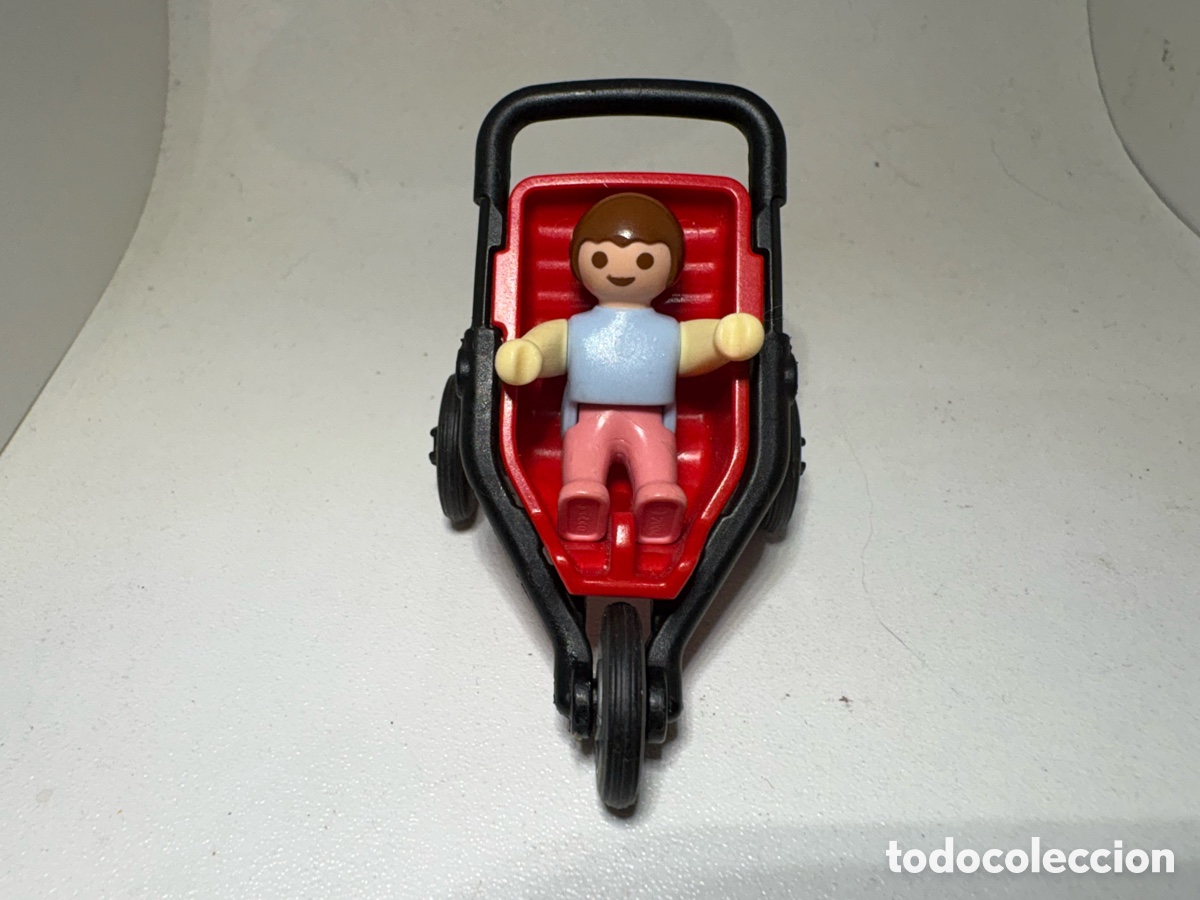 Playmobil: Carrito de bebe + bebe playmobil - Foto 2