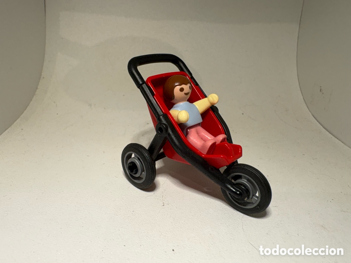 Playmobil: Carrito de bebe + bebe playmobil - Foto 1
