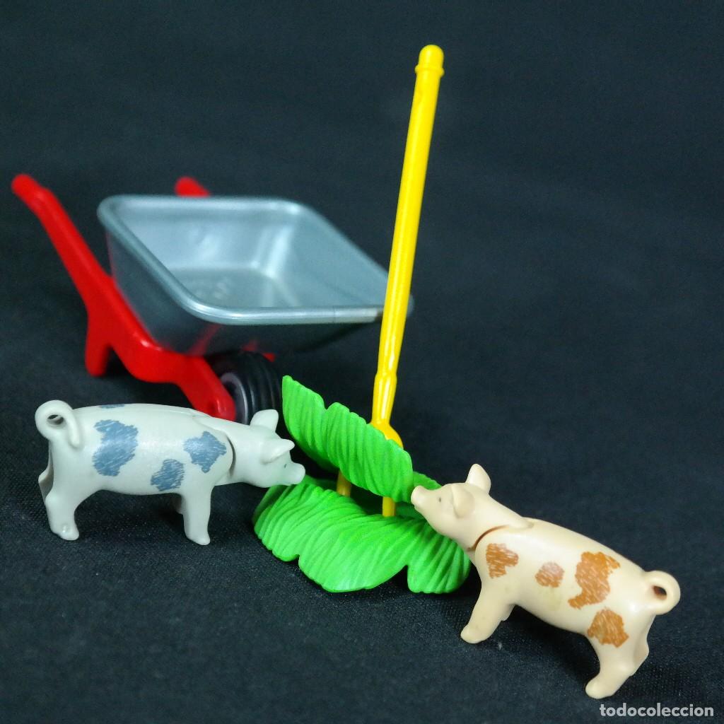 Playmobil: Playmobil carretilla con chanchitos ☼