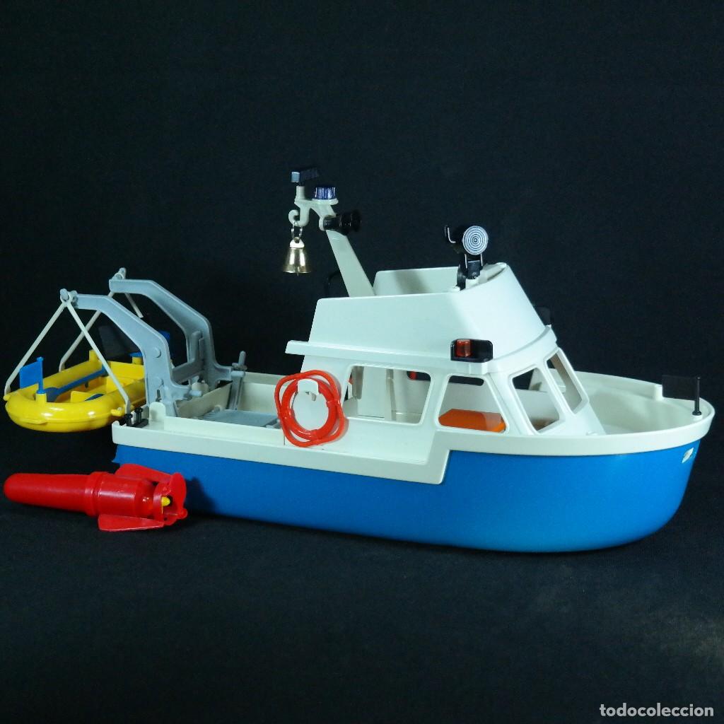 Playmobil: Playmobil barco patrullero con motor ☼