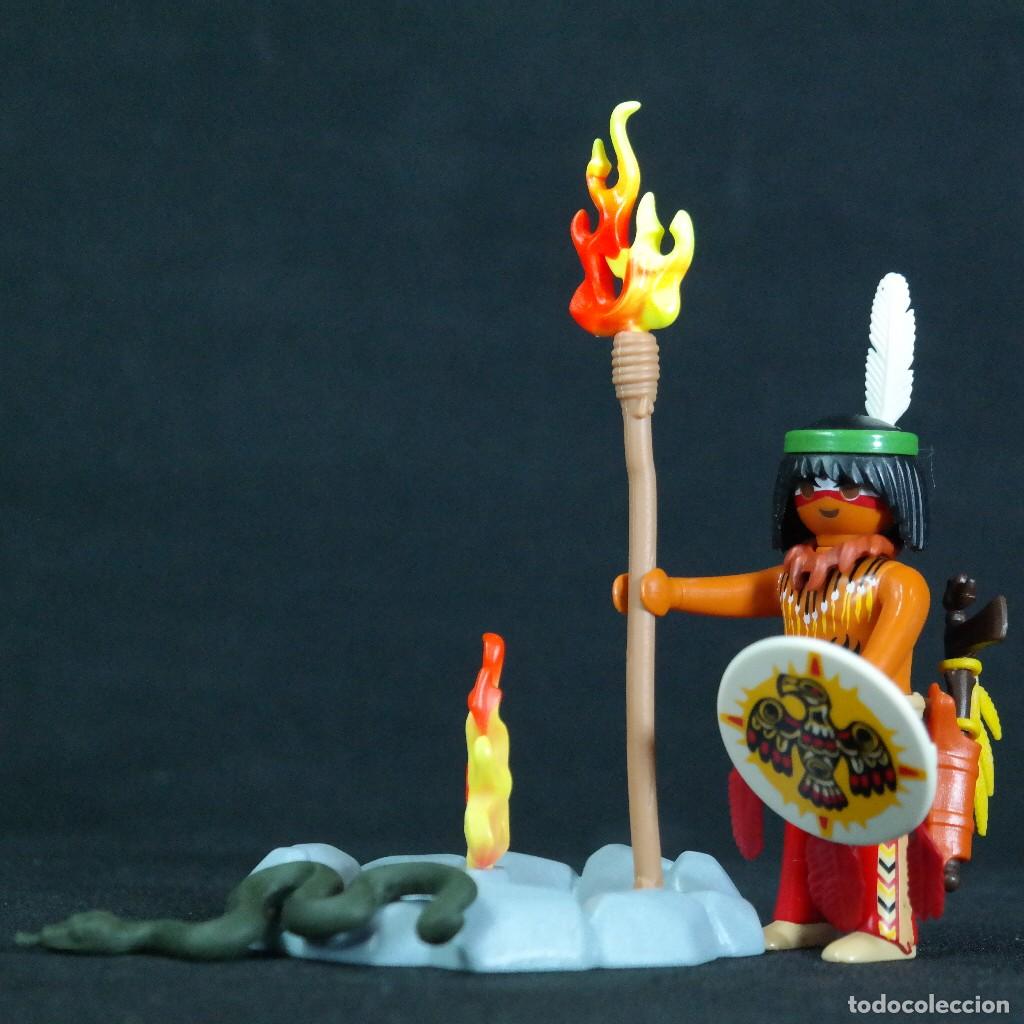 Playmobil: Playmobil indio con fuego ☼