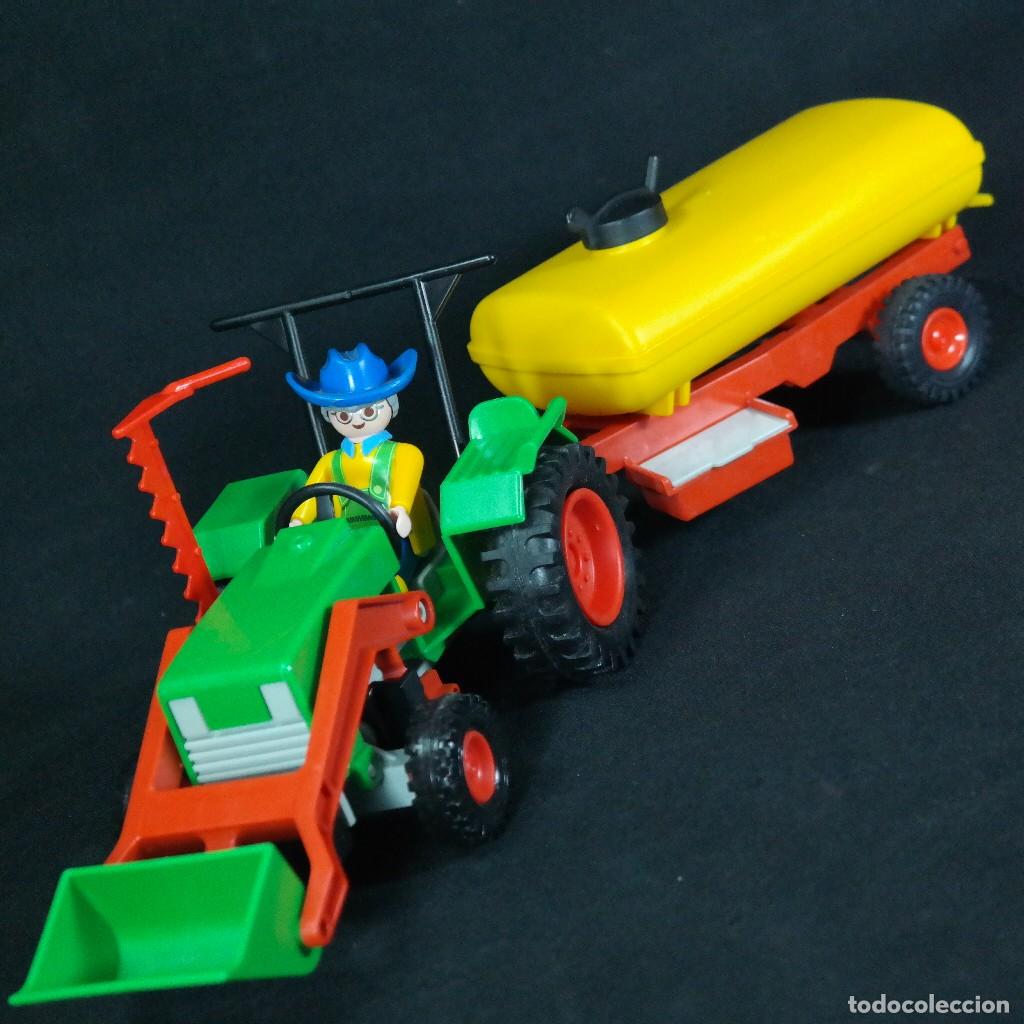 Playmobil: Playmobil tractor con cisterna y granjero ☼
