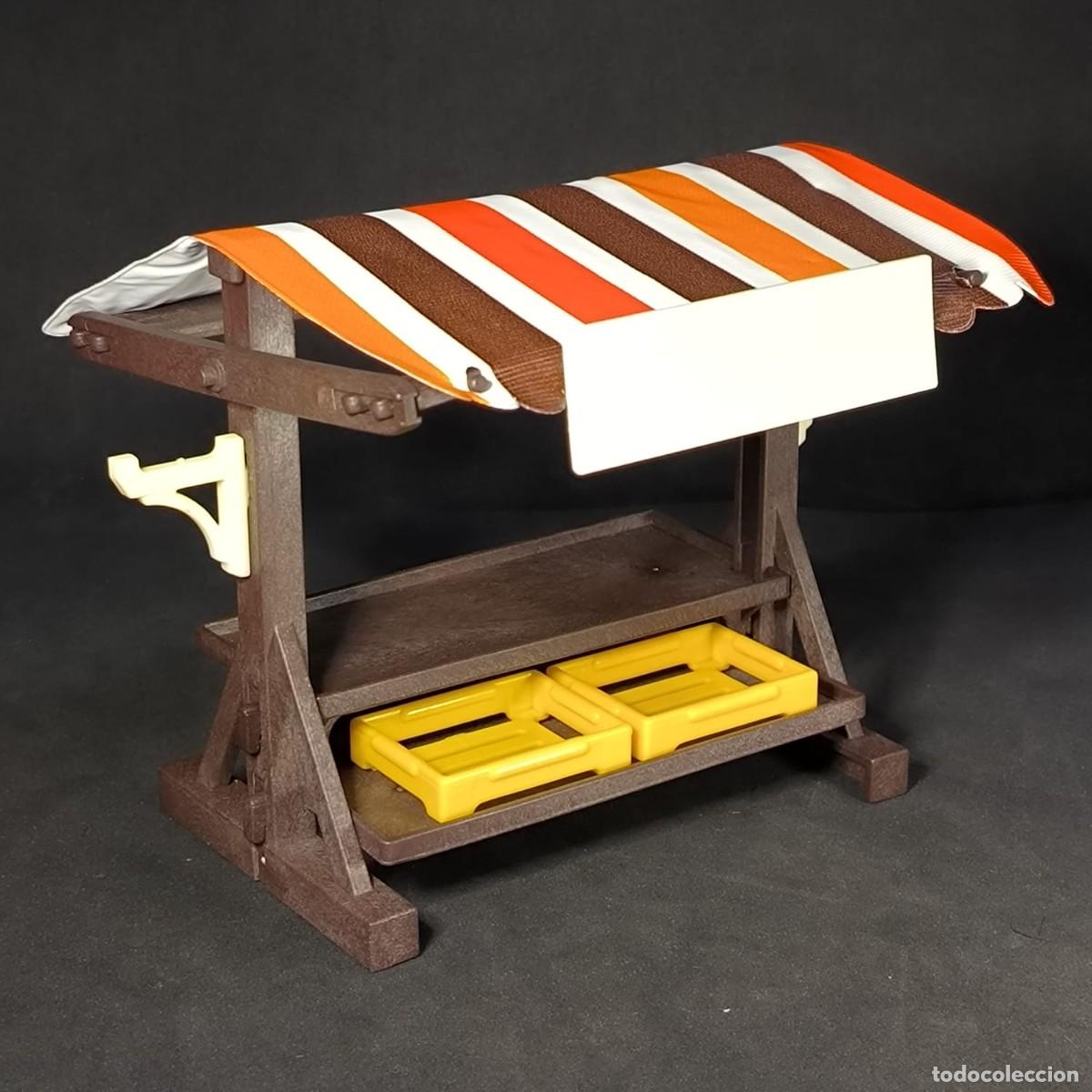 Playmobil: Playmobil puesto de mercado marron ☼
