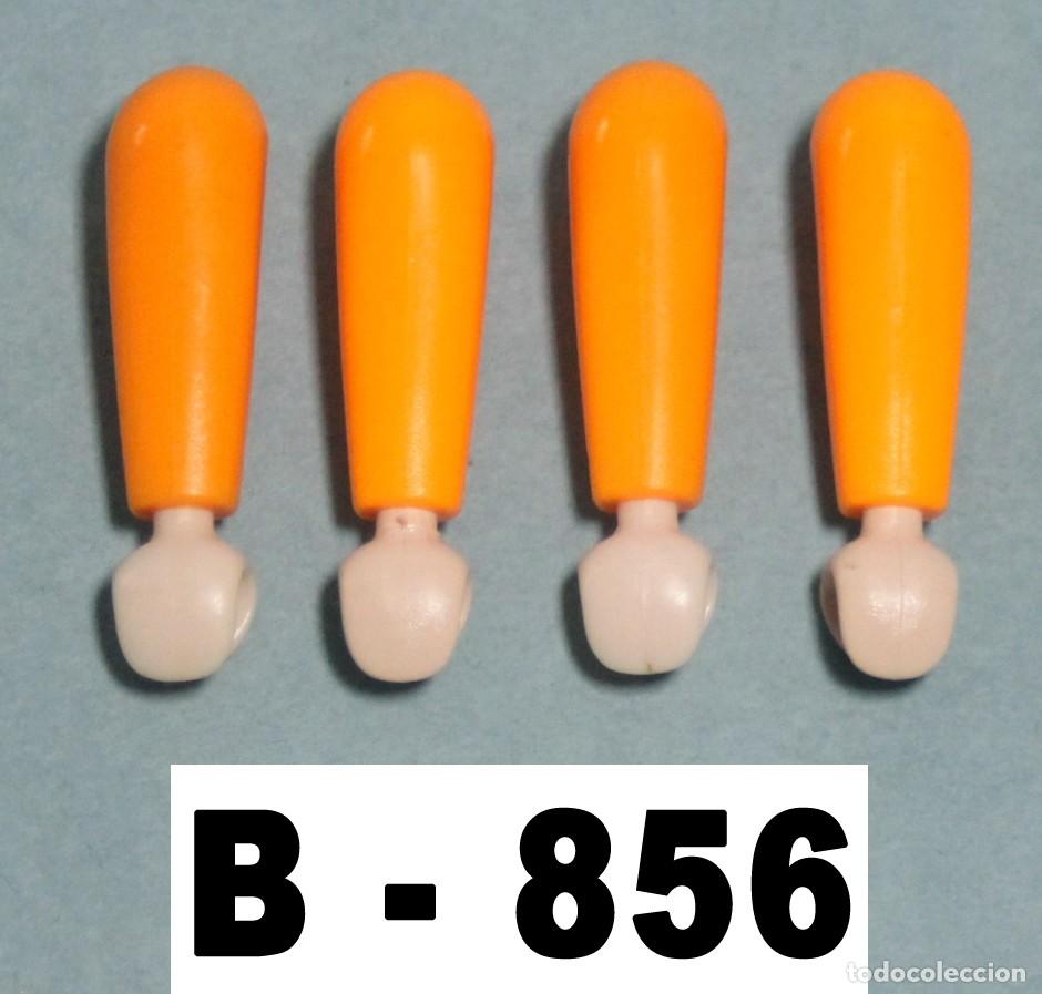 Playmobil: PLAYMOBIL 4 BRAZOS NARANJA (B-856)