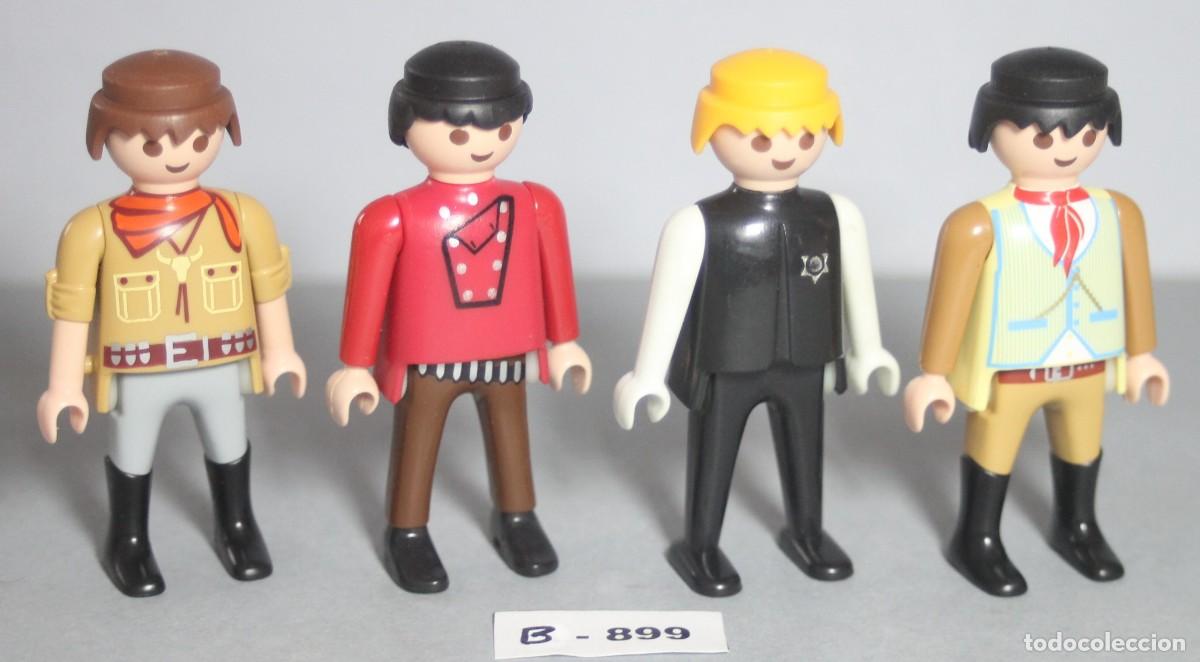 Playmobil: PLAYMOBIL 4 FIGURAS OESTE - SHERIFF VAQUERO FORAJIDO (B-899)