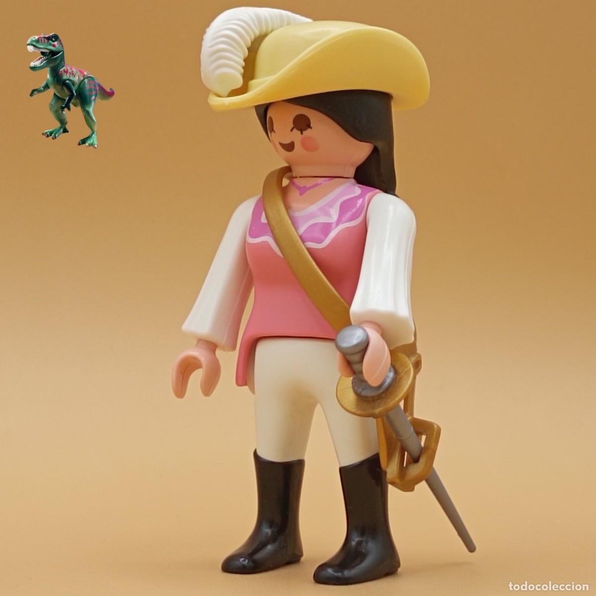 Playmobil: Playmobil figura mujer mosquetera espadachin duelista marinera capitana pirata