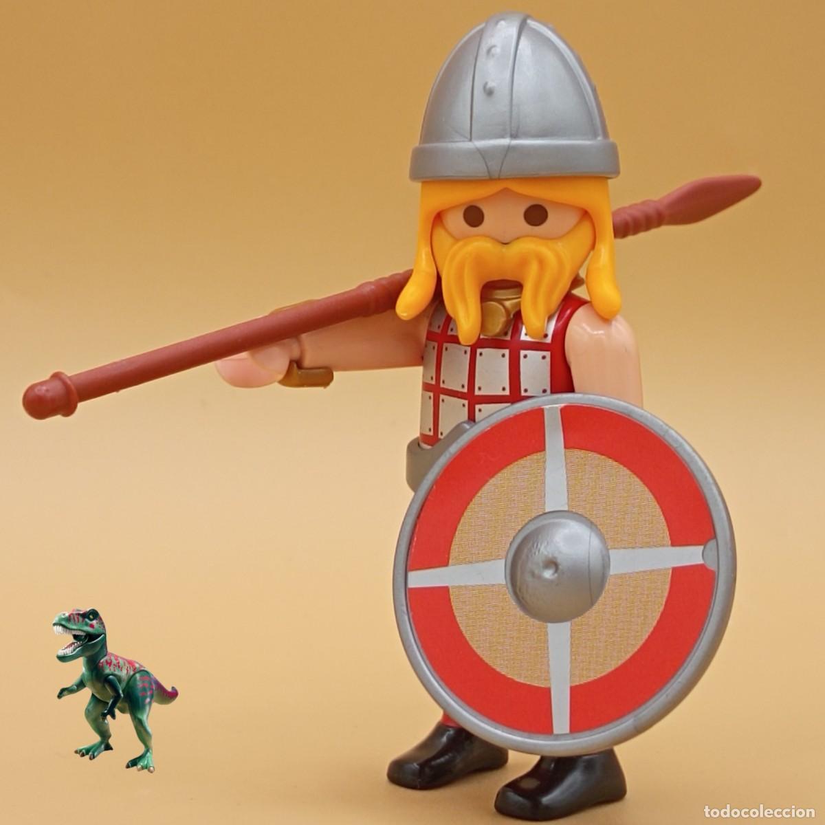 Playmobil: Playmobil figura guerrero celta galo barbaro soldado vikingo romanos medieval