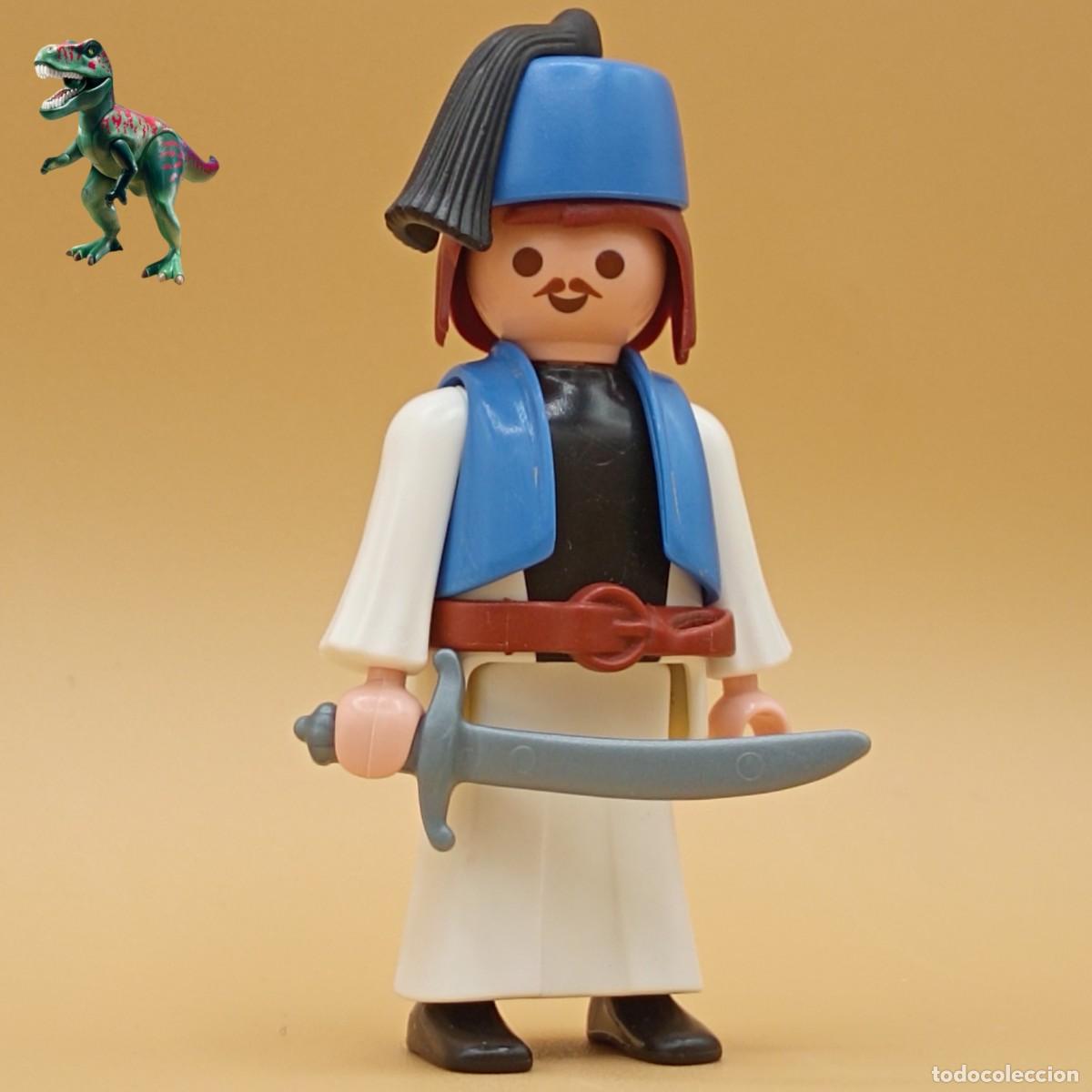 Playmobil: Playmobil figura rebelde guerrero revolucion griega fez grecia imperio otomano griego turco 1821