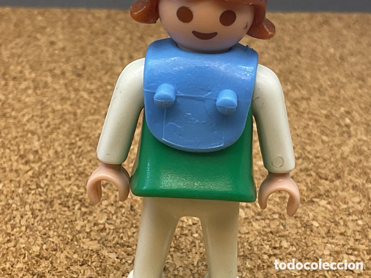 Playmobil: ACCESORIO PLAYMOBIL . ANTIGUO ADORNO CUELLO COLOR AZUL NI&Ntilde;OS