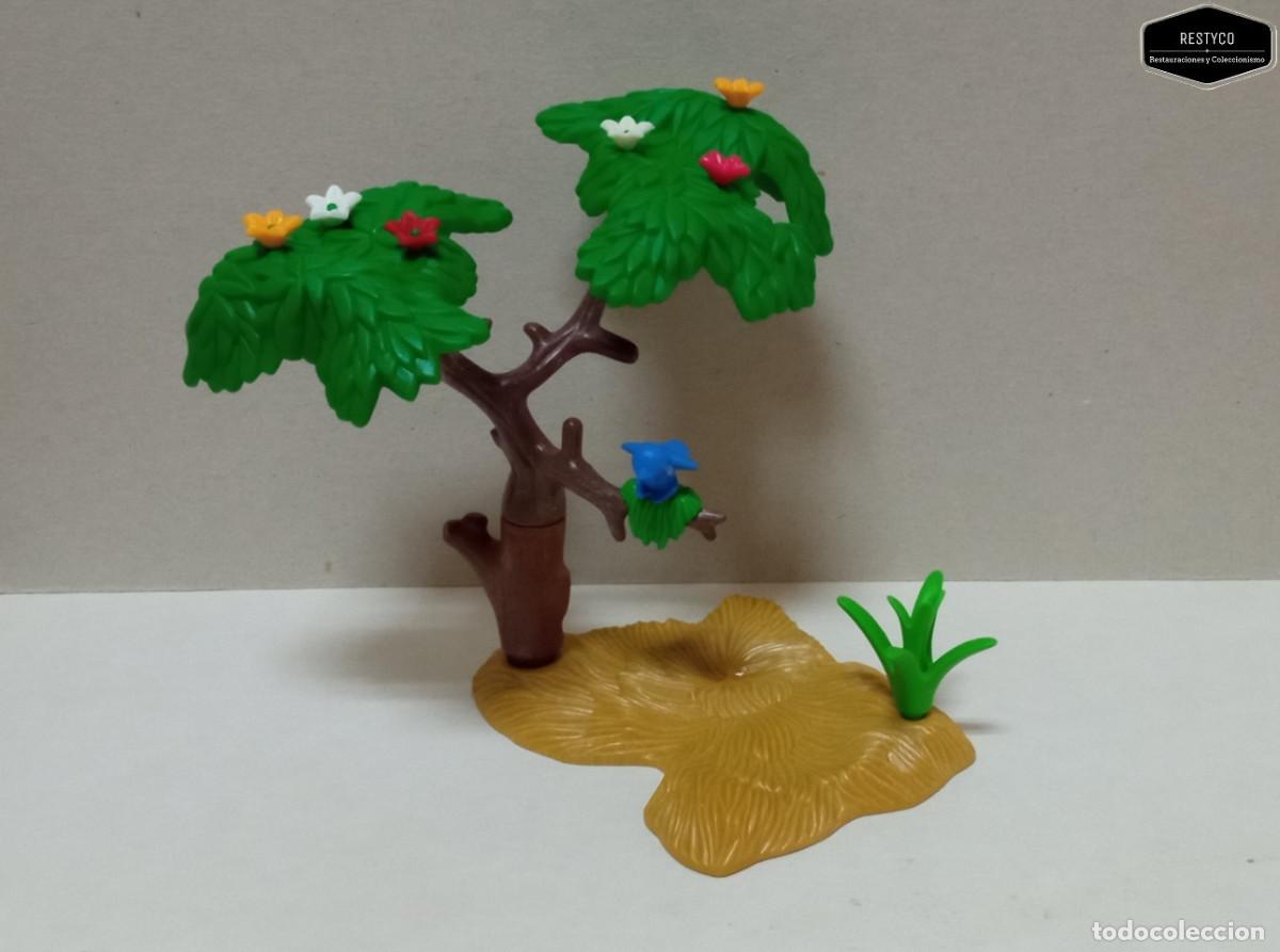 Playmobil: Playmobil - Diorama Arbol con Vegetacion y Pajaro