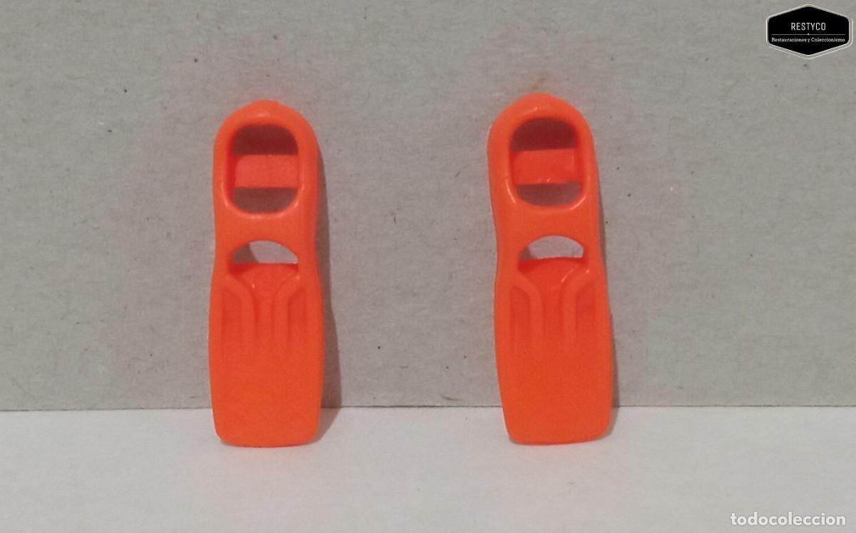 Playmobil: Playmobil - Aletas Buzo Submarinista Playa Color Naranja