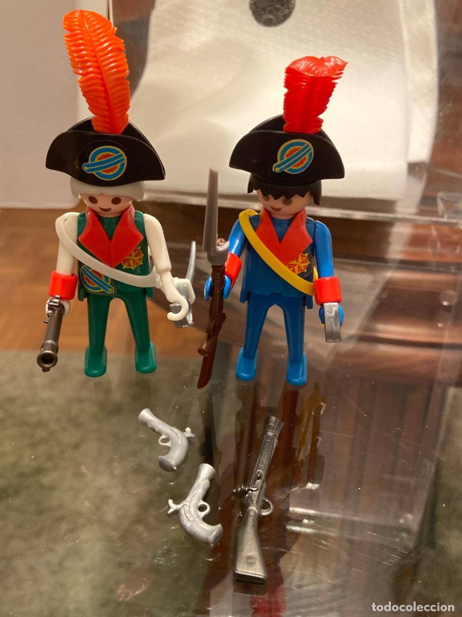 Playmobil: Playmobil 2 Ingleses Franceses Vintage