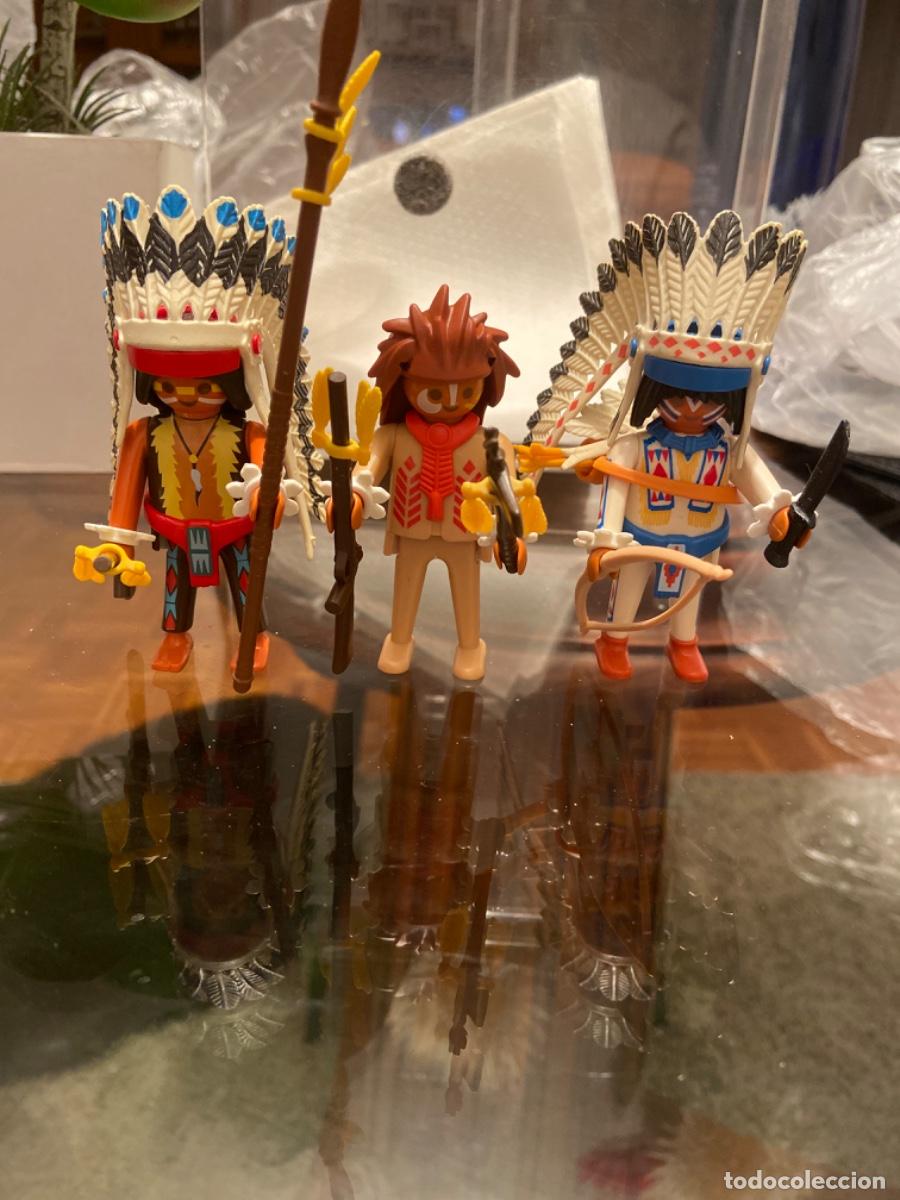 Playmobil: Playmobil 3 Indios con armas
