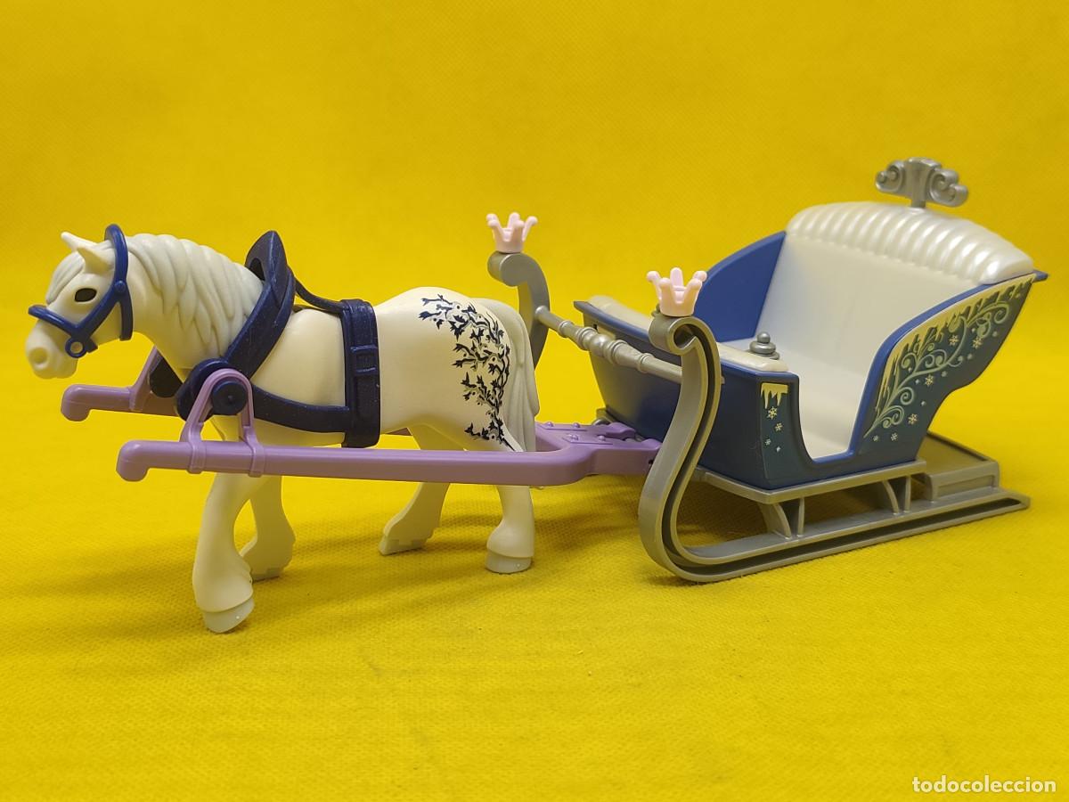 Playmobil: Playmobil Trineo con caballo percher&oacute;n
