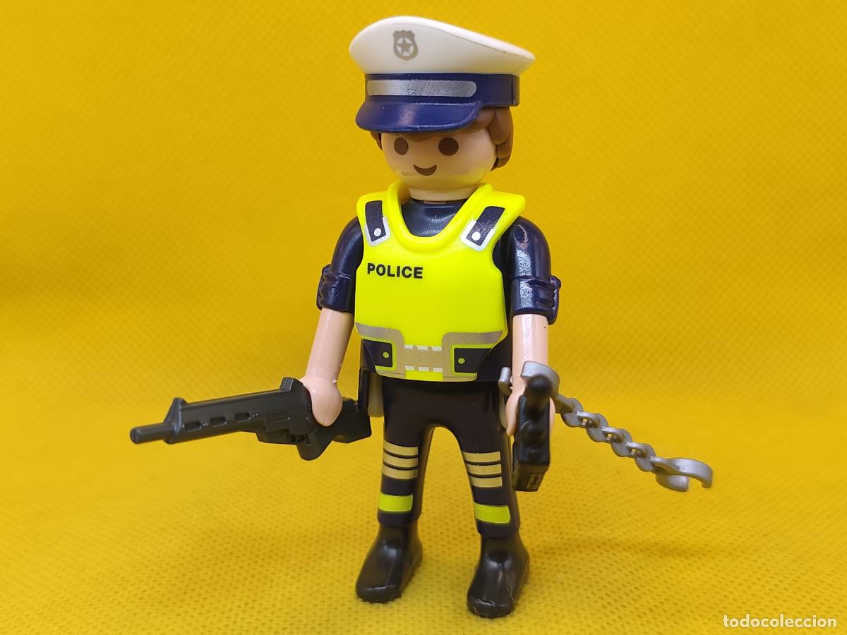 Playmobil: Playmobil Polic&iacute;a con chaleco de alta visibilidad